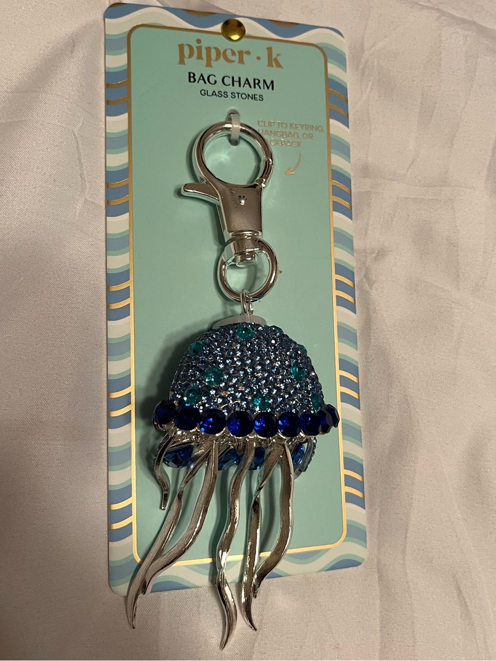 Piper K bag charm